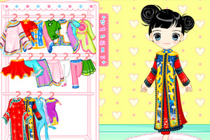 中国女孩换装