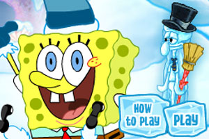 海绵宝宝滚雪球