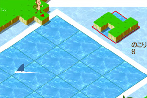 小猴巧过鳄鱼潭