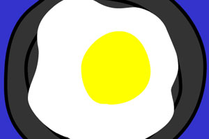 煎蛋-画线煎蛋！