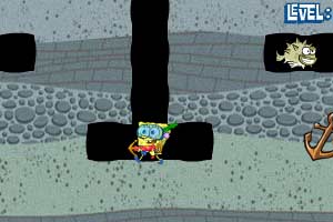 海绵宝宝-海中怪物