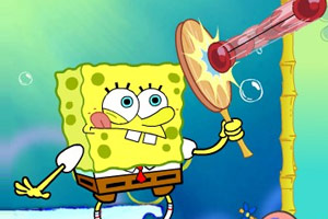 海绵宝宝打泡泡