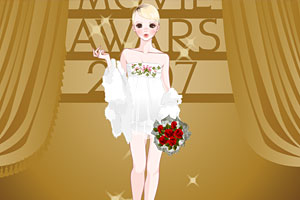 性感白皙颁奖礼服