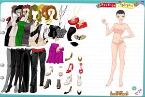 新潮气质的女生