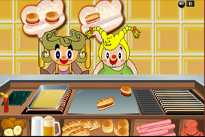 经营开心汉堡店