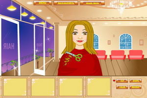 美丽新娘做头发