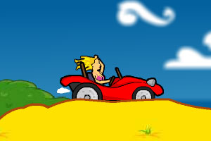 性感美女夏威夷赛车