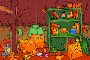 逃出七彩花哨阁楼