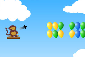 小猴子射气球4