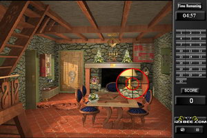 石墙小木屋找数字9