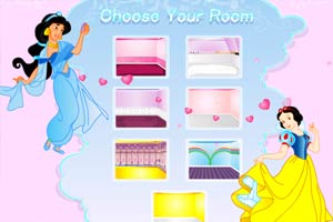 迪斯尼公主的房间