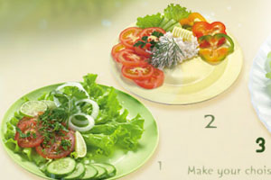 做蔬菜水果沙拉