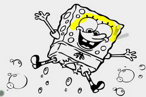 海绵宝宝填颜色1