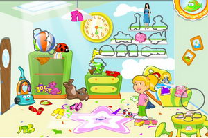 派对后收拾房间