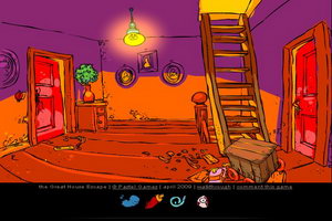 逃出七彩花哨大房子