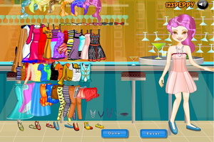 海滨酒吧女侍者