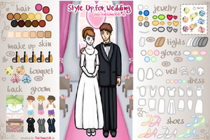 唯美画教堂婚礼