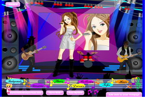 靓丽歌星音乐会