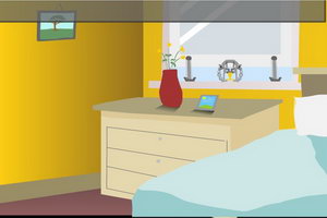 逃出无聊宾馆的屋角