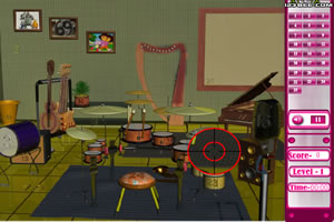 打鼓室內找数字18