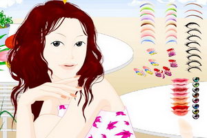 漂亮女生的化妆