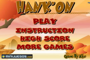 山涧铁索桥荡秋千