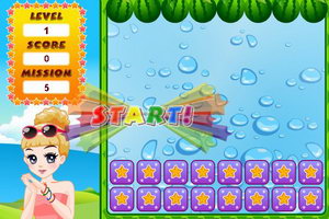 清凉女生翻翻牌