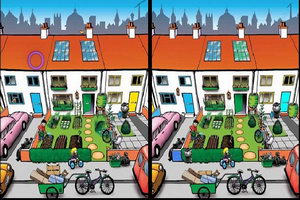 庭前院后找不同