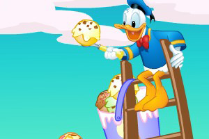 唐老鸭做冰淇淋