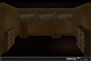 逃出暗黑玻璃木柜房间