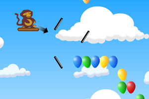 小猴子射气球7