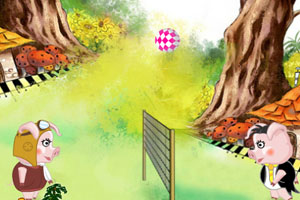 超级小猪打排球