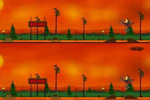 摩托车竞技场找不同