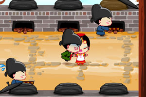 小黑花花炒年糕