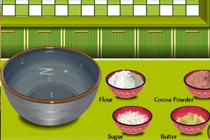 爱心巧克力蛋糕