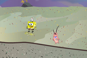 海绵宝宝夺食物