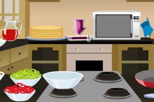 制作香菇火腿披萨