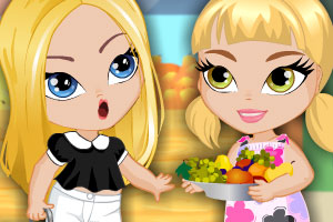 水果店里的小姐妹