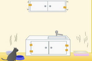 小猫逃出发臭厨房