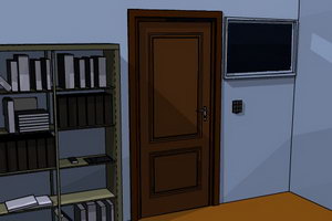 逃出锁住的办公室