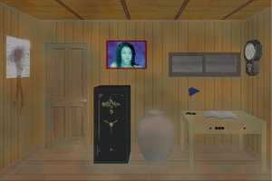 逃出森林中的浸水屋