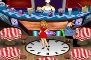 夏日清凉冷饮店