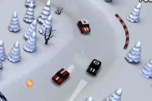 复古雪地拉力赛