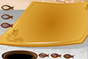 美味的寿司拼盘