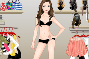 购物女孩时装秀