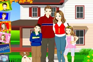 幸福家庭去郊游