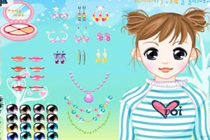 秋日可爱小女生