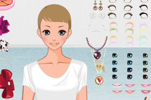 大眼美女可爱妆