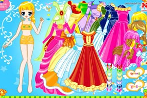 粉嫩公主新装快照