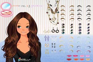 不规则剪裁化妆版